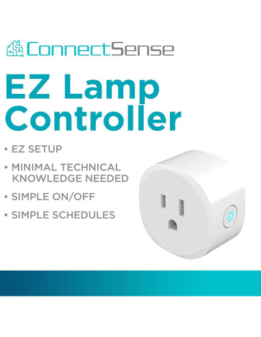 Enchufe Inteligente EZ ConnectSense Control Remoto 10A