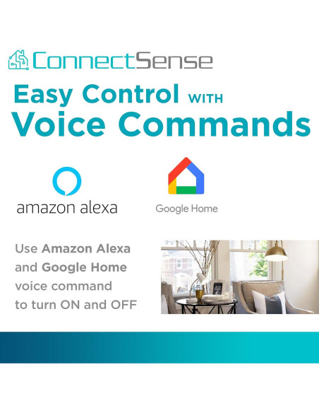 Enchufe Inteligente EZ ConnectSense Control Remoto 10A