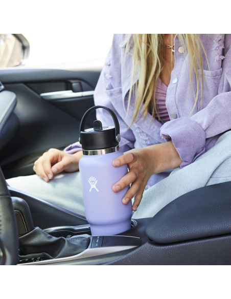 Botella de Viaje Hydro Flask 32 Oz con Popote Flexible Oat