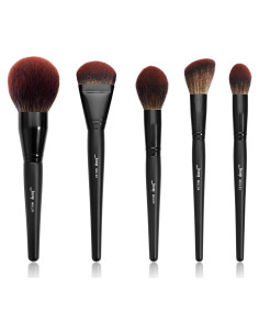Set de Brochas de Maquillaje Jessup 5pcs Sintéticas