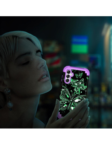 Funda Miqala para Galaxy A14 5G 6.6" Brilla en Oscuridad