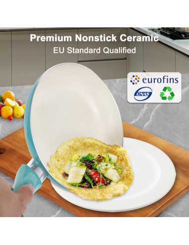 Juego de Ollas y Sartenes M MELENTA 11 Piezas Antiadherente