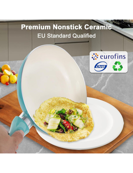 Juego de Ollas y Sartenes M MELENTA 11 Piezas Antiadherente