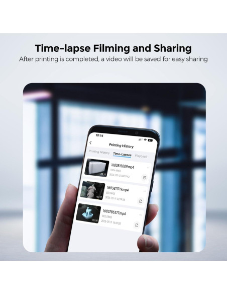 Cámara AI Creality K1 - HD, Detección AI, Time-Lapse