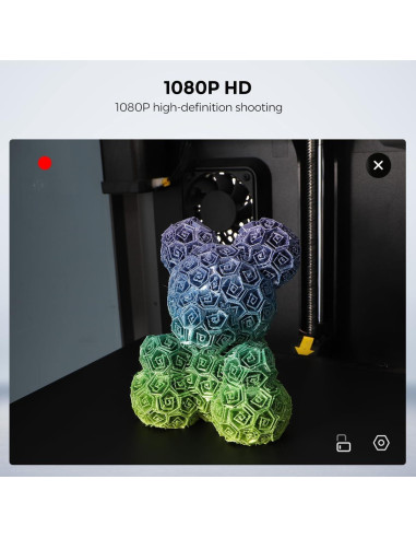 Cámara AI Creality K1 - HD, Detección AI, Time-Lapse