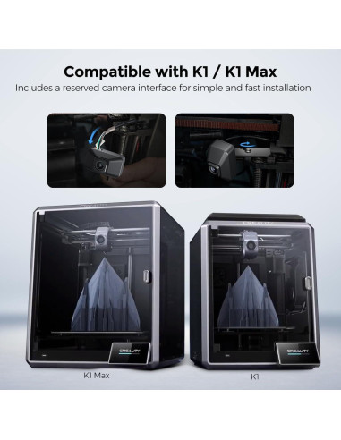 Cámara AI Creality K1 - HD, Detección AI, Time-Lapse