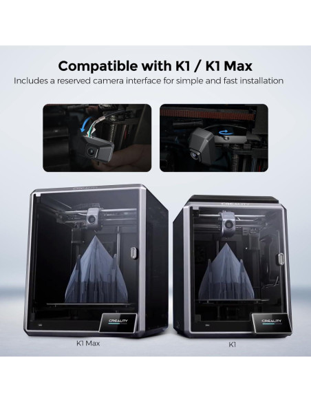 Cámara AI Creality K1 - HD, Detección AI, Time-Lapse