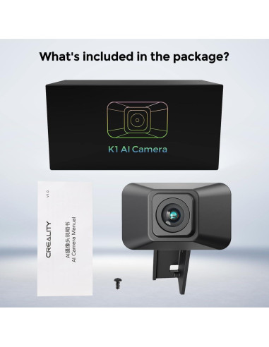 Cámara AI Creality K1 - HD, Detección AI, Time-Lapse
