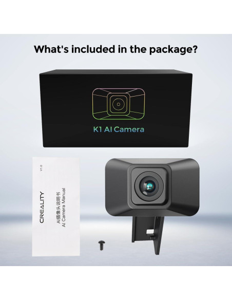 Cámara AI Creality K1 - HD, Detección AI, Time-Lapse