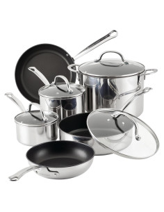 Juego de Utensilios de Cocina Farberware 10 Piezas Acero Inoxidable