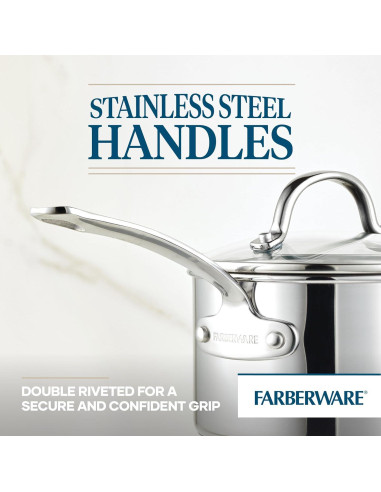 Juego de Utensilios de Cocina Farberware 10 Piezas Acero Inoxidable