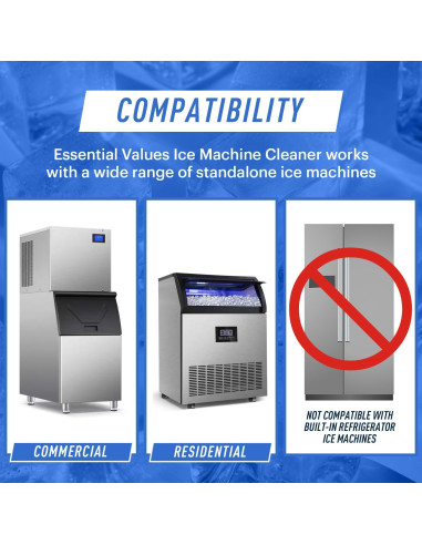 Limpiador Desincrustante de Máquinas de Hielo Essential Values 473ml