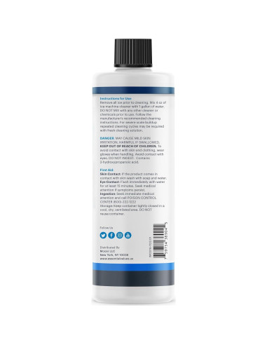 Limpiador Desincrustante de Máquinas de Hielo Essential Values 473ml