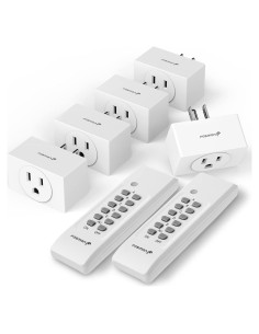 Enchufe Remoto Inalámbrico Fosmon 5 Unidades 15A 1800W