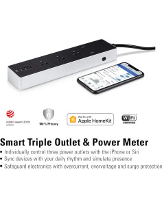 Eve Energy Strip - Toma de corriente inteligente triple 2