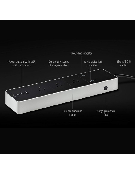 Eve Energy Strip - Toma de corriente inteligente triple