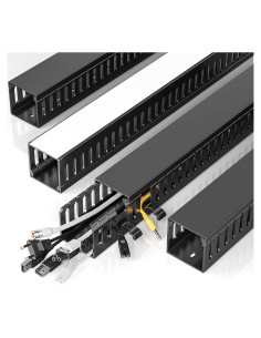 Organizador de Cables YECAYE Grande Negro 159.6x5cm