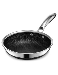 Sartén Antiadherente HexClad 17.78 cm, Apta para Horno y Lavavajillas