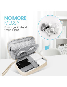 Organizador Electrónico Lcsmaokin Beige 18.74x11.94cm 2