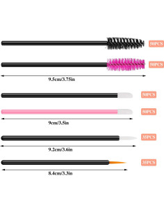 Kit de herramientas desechables para maquillaje 270 piezas 2