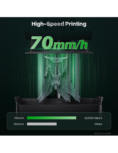 Impresora 3D ELEGOO Mars 5 MSLA 4K 150x143mm