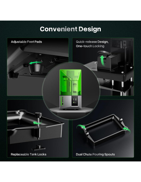 Impresora 3D ELEGOO Mars 5 MSLA 4K 150x143mm