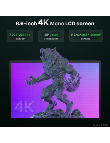 Impresora 3D ELEGOO Mars 5 MSLA 4K 150x143mm