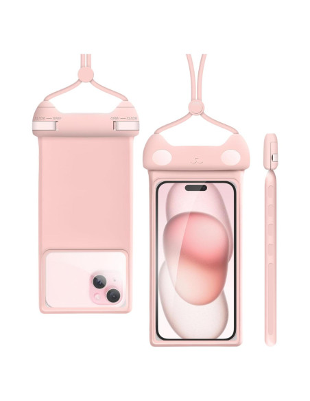 Wellhouse Funda Impermeable Gatito 3D para Smartphone 7"