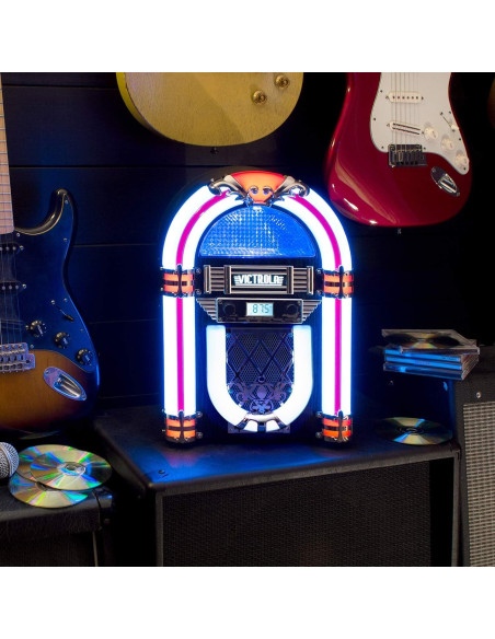 Jukebox Victrola VJB-127 Retro Bluetooth 15 cm LED