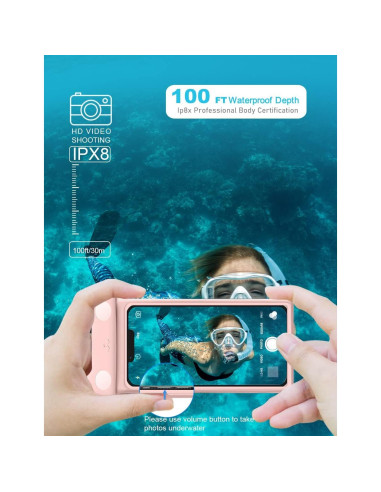 Wellhouse Funda Impermeable Gatito 3D para Smartphone 7"