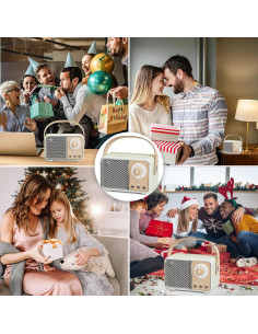 Altavoz Bluetooth Retro Aresrora Mini 5W Inalámbrico Lima 2