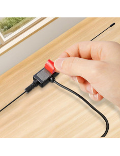 Antena Dipolo FM Universal Kai Han 75 Ohm 4,88 m Conector F 2