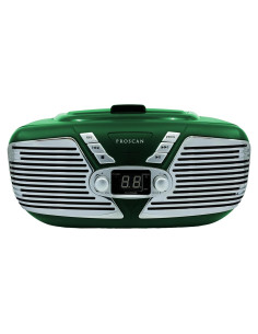 Boombox Retro Portátil Sylvania CD y Radio AM/FM Verde
