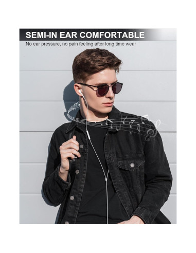 Auriculares USB C TEGDZGU TC0001 HiFi Estéreo con Micrófono