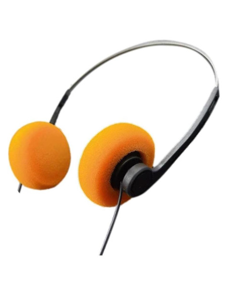 Auriculares Retro Naranja Calsgkspray Hi-Fi Sobre la Oreja Auriculares Retro Naranja Calsgkspray Hi-Fi Sobre la Oreja