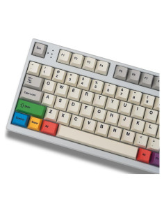 Juego de Teclas PBT Gris Beige Mintcaps 141 Teclas Cherry