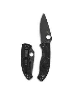 Cuchillo Utilitario Plegable Spyderco Tenacious 8.61 cm Negro