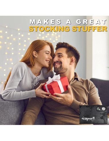 GUARDMAN Multiherramienta Tarjeta 18 en 1 Acero Inoxidable