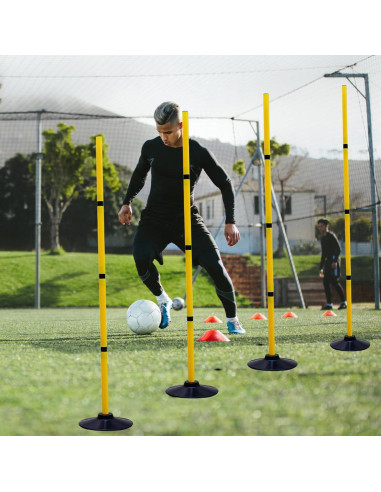 Bastones de Agilidad Suprwin para Entrenamiento de Fútbol