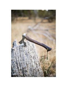 Hacha Wilora de Acero al Carbono con Mango de Madera 2