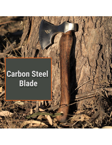 Hacha Wilora de Acero al Carbono con Mango de Madera
