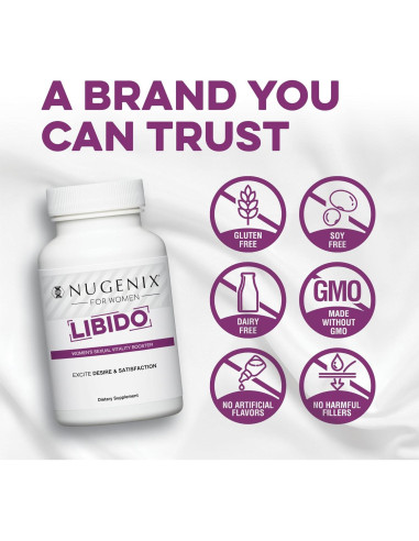 Suplemento Aumentador de Libido Nugenix Mujeres 60 Cápsulas