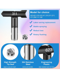 Boquillas de Spray Airless ROIKETU 5 Piezas para Pintura 2