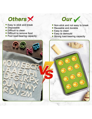 6 Hojas de Silicona para Deshidratador Anglecai Verde 30x26 cm