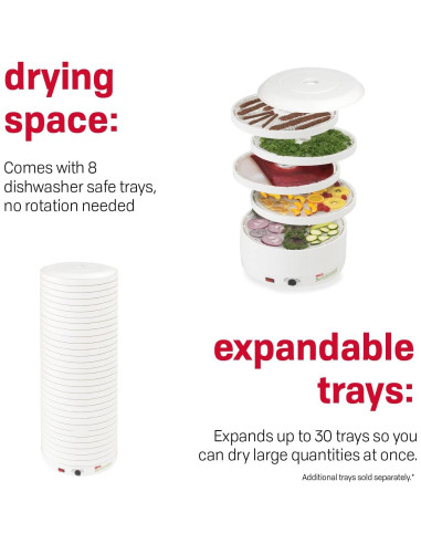 Deshidratador de Alimentos NESCO Gardenmaster Pro 8 Bandejas