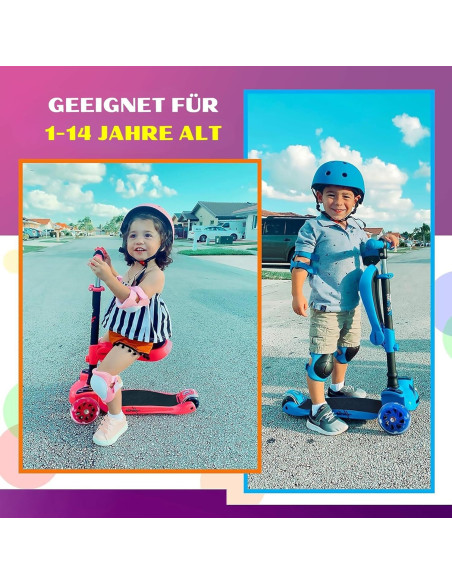 Scooter Hurtle 3 Ruedas Rosa - Manillar Ajustable y Luces LED Scooter Hurtle 3 Ruedas Rosa - Manillar Ajustable y Luces LED