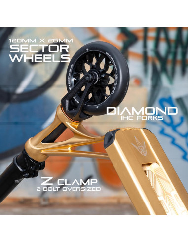 Scooter Envy Prodigy X - Acrobático 120mm Oro