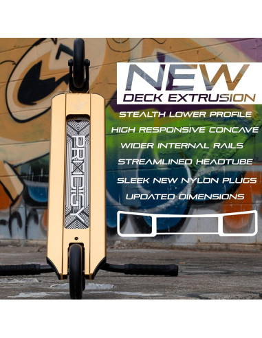 Scooter Envy Prodigy X - Acrobático 120mm Oro