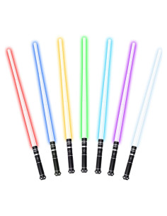 Sable de Luz Retráctil Symee 7 Colores para Niños