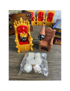 MunnyGrubbers - Jaula de Dados con Silla y Sombrero - D&D 2